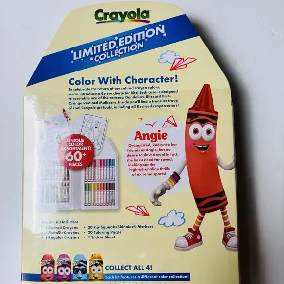 2025 CRAYOLA Limited Edition Retired Colors Art Set New Sealed 60 Pieces Angie - Picture 5 of 12